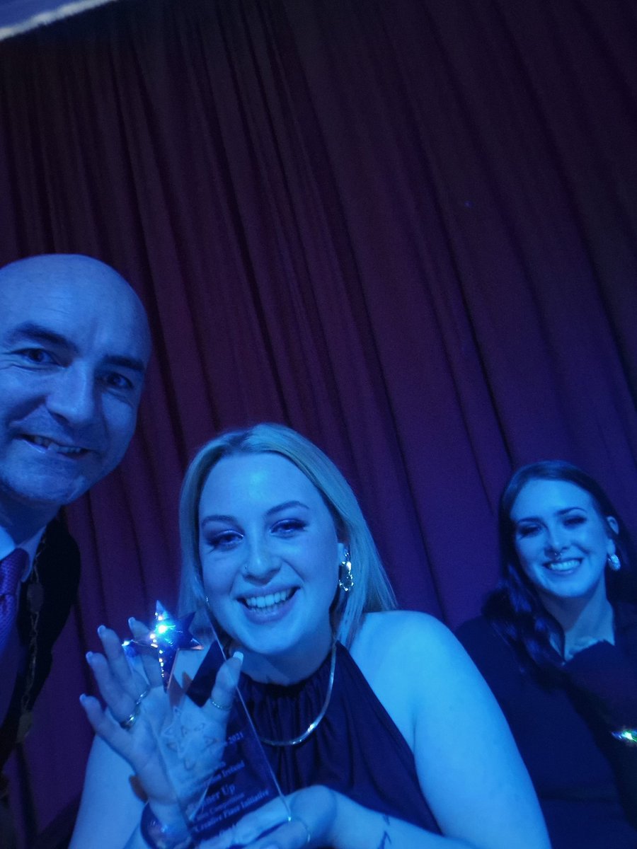 DanielButlerFG's tweet photo. Congratulations to @DrawOut for winning the runner up place in the Creative Place award at the Pride of Place national awards in the @GlenINECArena 

#LimerickAndProud #DrawOut https://t.co/l0JkDMdxwC