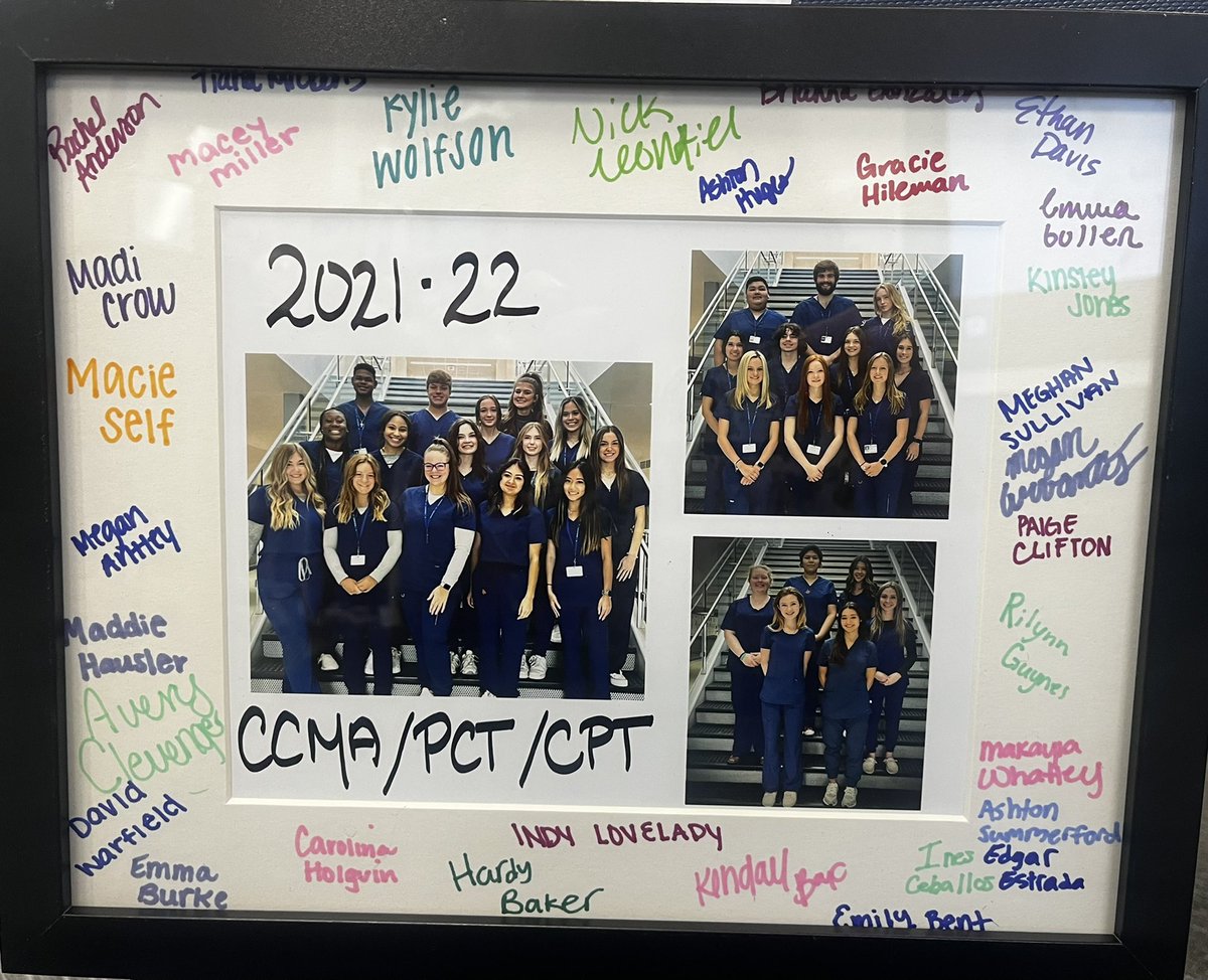 nursepmilli's tweet photo. Today was the last day I had my seniors in class 😢I adore these students-they have such brilliant minds and huge hearts.  I can’t wait to see what their future holds and know they are destined for success @MISDCareerTech @LakeCreekHS #RO4R https://t.co/3VCWWx5AAJ
