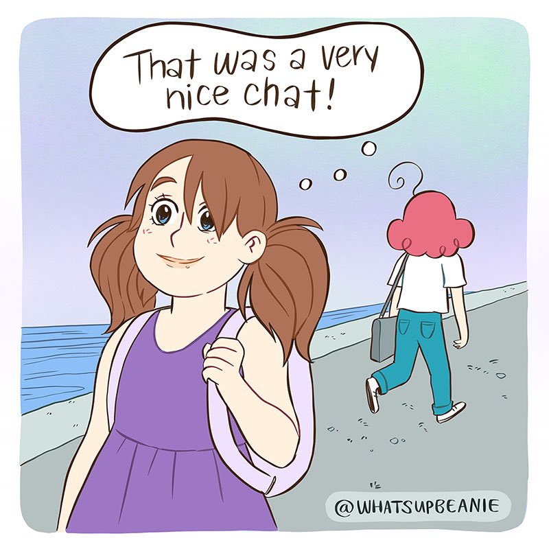 whatsupbeanie's tweet image. Friendship anxiety