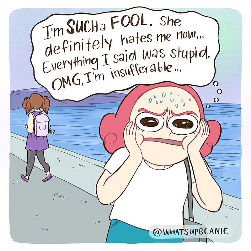 whatsupbeanie's tweet image. Friendship anxiety