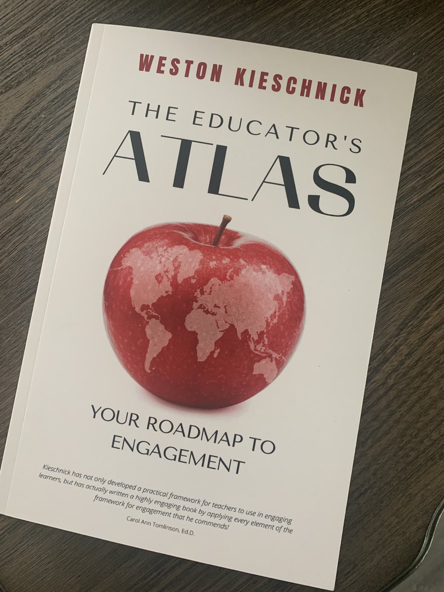 It arrived!!! It feels like Christmas morning! Can’t wait to dig in! <a href="/Wes_Kieschnick/">Weston Kieschnick</a> #atlas #edchat
