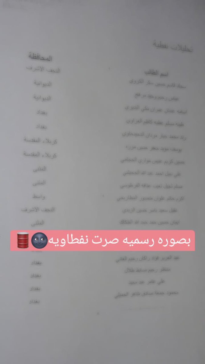 em9_n's tweet photo. من نضحك علينا وعبالنا المعهد فلوس 
@Abbas198688 
@sjadqasm9 @teeba37871728
#تعيين_معاهد_النفط
#الاستثناء_حق_معاهد_النفط https://t.co/X3gPyJQ7y9