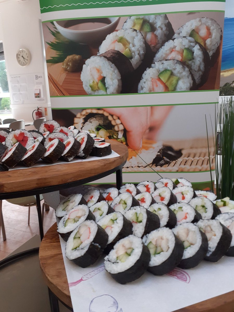 WateridgePete's tweet photo. Bcs senior sushi service @holroydhowe @bally1970 @DamianBlake4 https://t.co/NnS7WGnJza