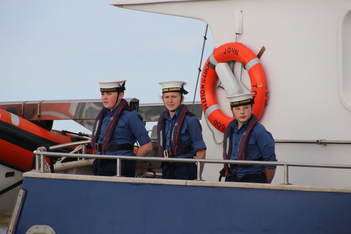 TS John Jerwood, one of <a href="/SeaCadetsUK/">Sea Cadets</a> offshore power vessels sailed into the Port of Wells today crewed by cadets from <a href="/wellsseacadets/">SeaCadetsWells</a> and <a href="/becclesscc/">Beccles Sea Cadets</a> en route to Hull. She came in under the watchful eye of Harbourmaster <a href="/RobertMbe/">Wells Harbour Master</a>