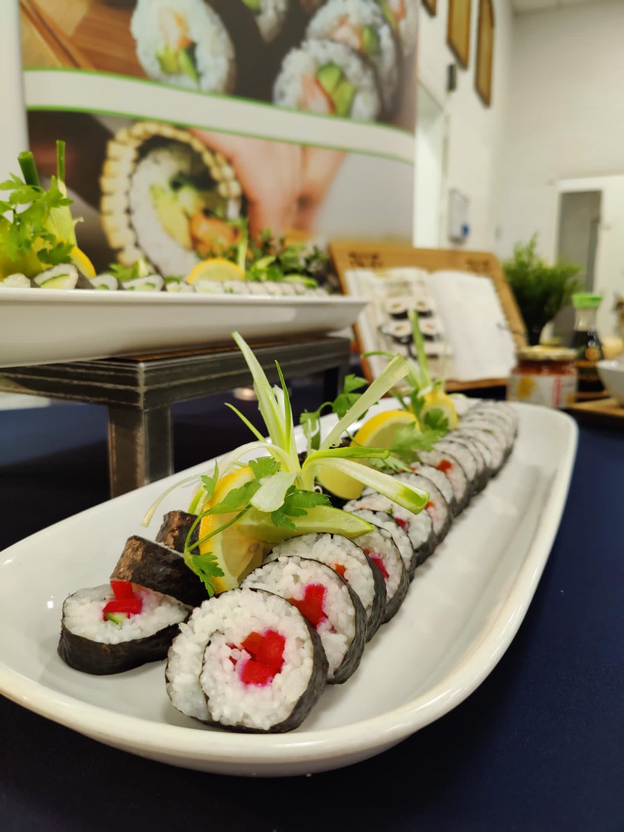 WateridgePete's tweet photo. More sushi fun. Today's fun @BCS prep with Amy, Joe and the bcs team @holroydhowe @bally1970 @DamianBlake4 https://t.co/NsYChXWV1P