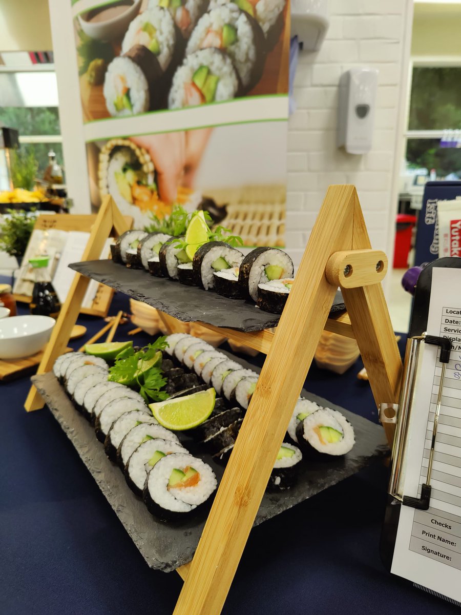 WateridgePete's tweet photo. More sushi fun. Today's fun @BCS prep with Amy, Joe and the bcs team @holroydhowe @bally1970 @DamianBlake4 https://t.co/NsYChXWV1P
