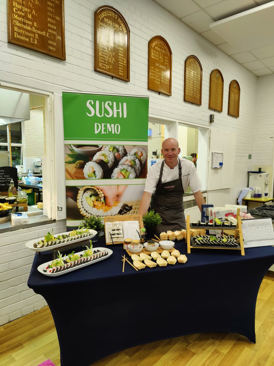 WateridgePete's tweet photo. More sushi fun. Today's fun @BCS prep with Amy, Joe and the bcs team @holroydhowe @bally1970 @DamianBlake4 https://t.co/NsYChXWV1P