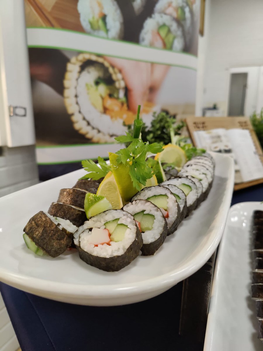 WateridgePete's tweet photo. More sushi fun. Today's fun @BCS prep with Amy, Joe and the bcs team @holroydhowe @bally1970 @DamianBlake4 https://t.co/NsYChXWV1P