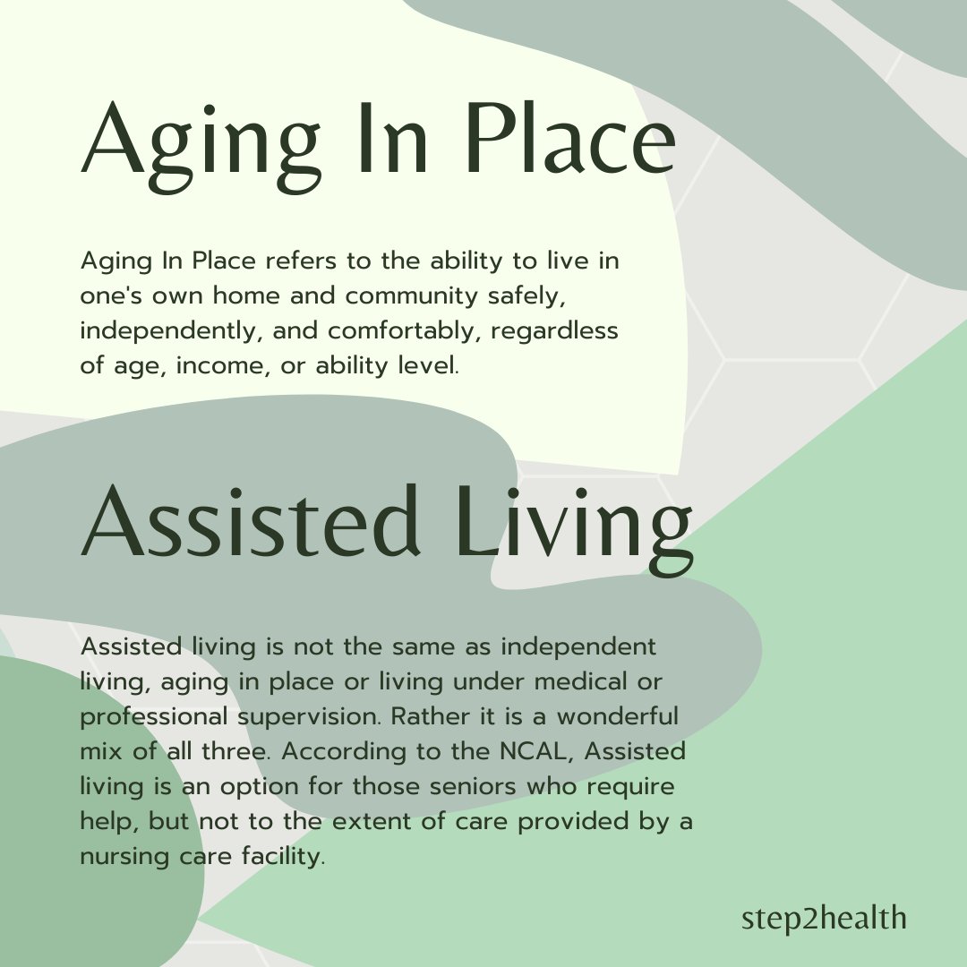 step2bed's tweet photo. Aging In Place vs Assisted Living - we would love to hear what you think about both! #step2bed #step2health #steptohealth #babyboomer #babyboomers #fallprevention #homehealthcare #homehealth https://t.co/QrmvQdg65U