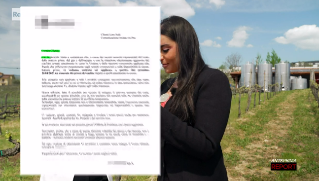 reportrai3's tweet photo. "Con la presente siamo a comunicare che a causa dei recenti aumenti esponenziali del costo delle materie prime, del gas e dell’energia e con la situazione ulteriormente aggravata dal conflitto, ci vediamo costretti ad applicare un aumento dei prezzi di vendita"  #Report https://t.co/OU6SWduSxz
