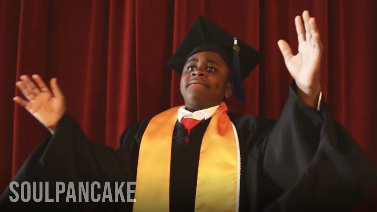 iheartckh's tweet photo. Graduation is not the end but simply a new beginning. Congratulations! 
 
Here’s a great launch for your classroom from Kid President. Be awesome!  
https://t.co/fQEchIsc1k https://t.co/xLcSVESuE7