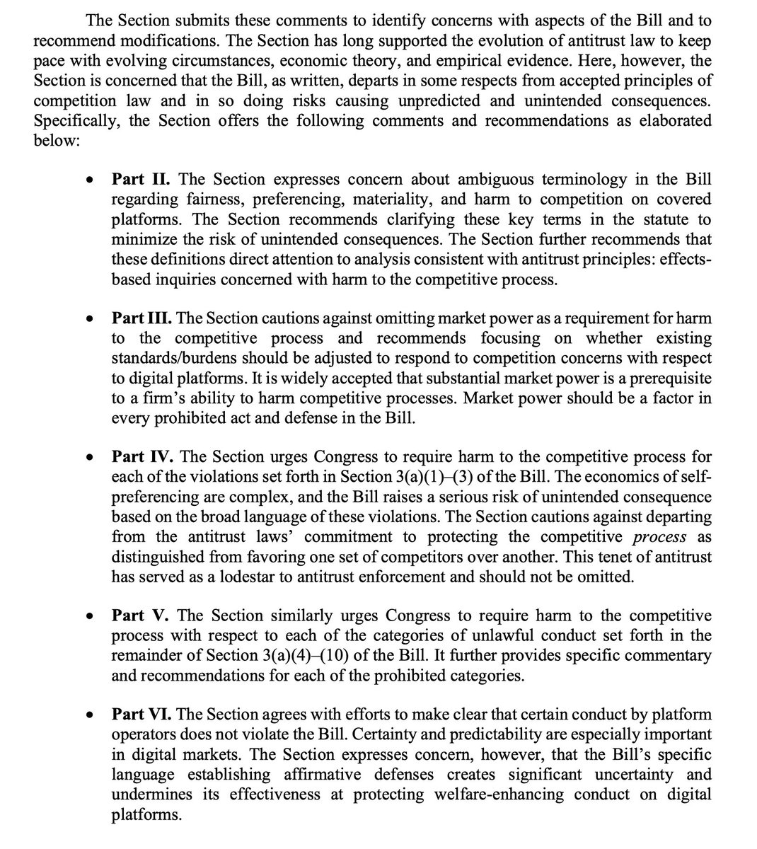 Join us this Thursday at 11am ET for a virtual panel with <a href="/sullivan_sean_p/">Sean Sullivan</a>, Elyse Dorsey, and me to discuss the <a href="/abaantitrust/">ABA Antitrust Law Section</a> letter expressing concerns w/ <a href="/amyklobuchar/">Amy Klobuchar</a>'s proposed AICOA bill (letter here: americanbar.org/content/dam/ab…) 

Info &amp; register here: laweconcenter.org/event/examinin…
