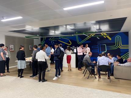 Trailstonegroup's tweet image. Last week our London office hosted a cocktail event to celebrate being back in the office. It was great to see people in person again and be able to socialize together! We can't wait for the next one!