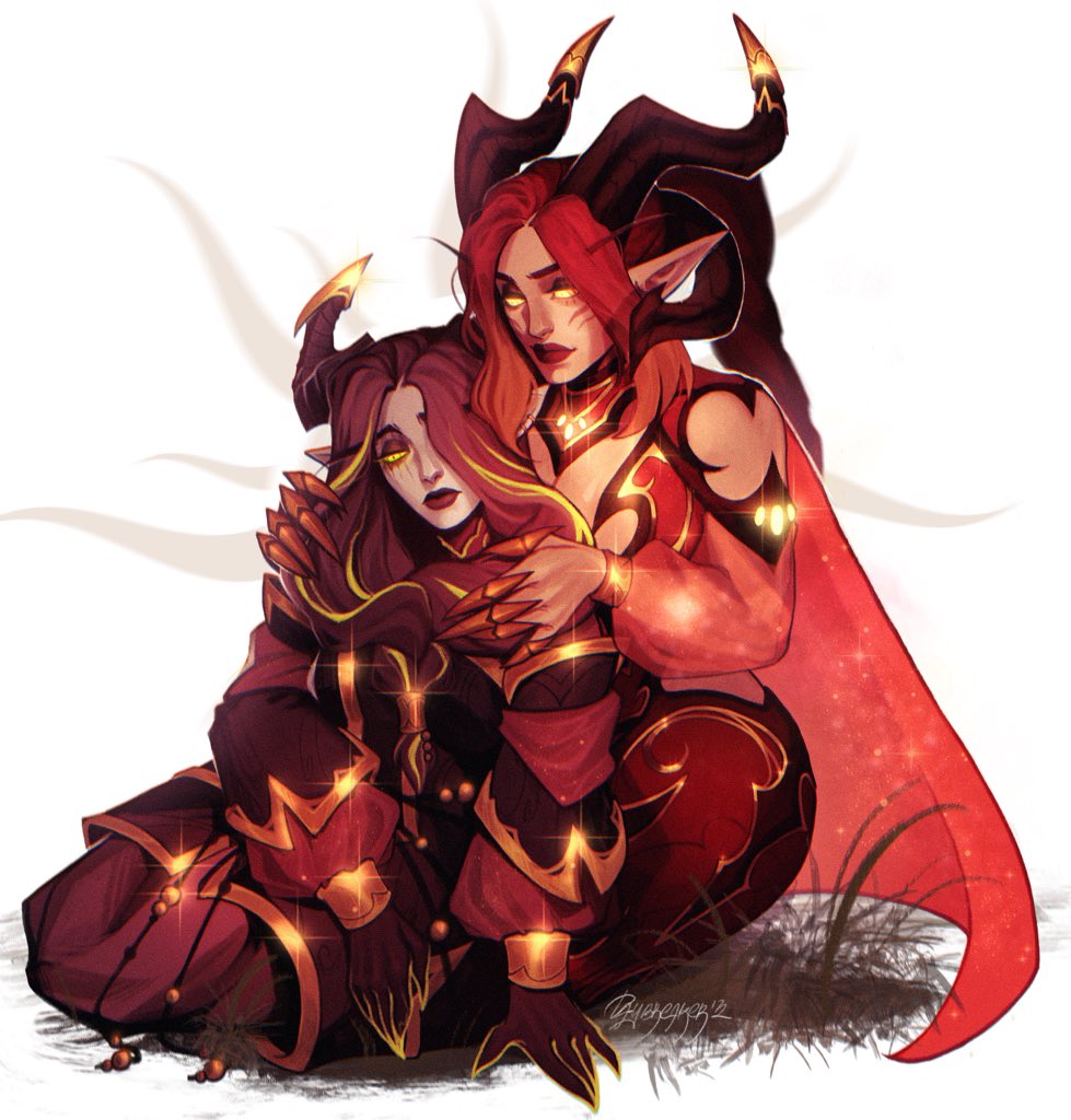 two sisters
Ignistrasza belongs to <a href="/starless_tundra/">Неха 💙</a> 
#dragonflight