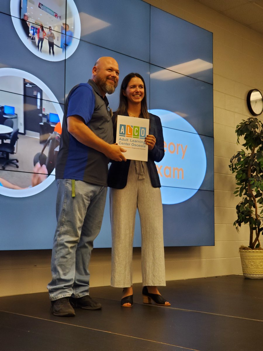 OsceolaCTE's tweet photo. Osceola County recognized their first IET class! 9 students earned their Building Construction Technology certification while receiving ESOL support & instruction. Huge thank you to Mr. Summers, Ms. Reices-Irizarry, and all the students for their hard work! You are #CTErriffic! https://t.co/Bv7n91XMGL