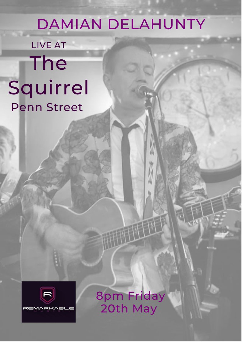 This Friday 20th May sees the return of Damian Delahunty, looking forward to this!