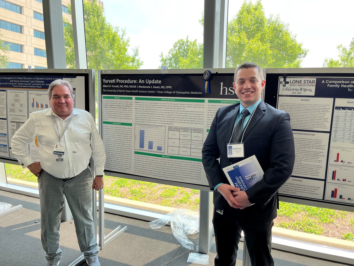 UNTHealth_TCOM's tweet photo. Day one of TCOM’s Educational Conclave had some great presentations and speakers. We heard from @AACOMmunities President @TheDODifference , along with @acgme executive committee member Dr. @karenjnichols . And congratulations to @DrMacEwart for his first-place poster! #TCOM https://t.co/3Hpkpr0Pht