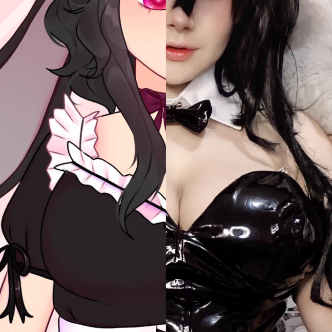 #vtuber booba VS IRL mommy milkers trend jajaja 