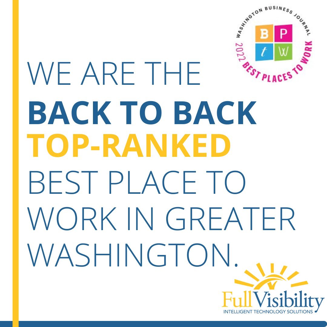 FullVisibility's tweet photo. So proud to be named the top-ranked ‘Best Place to Work’ for the second year in a row by the @WBJonline 🙌🏼 https://t.co/iNOV7J4hhh