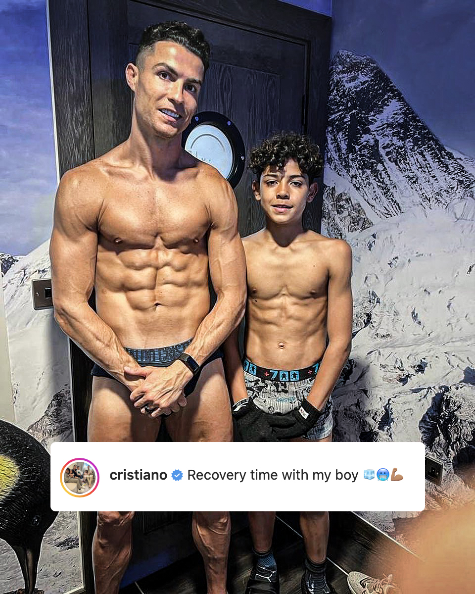 It's not easy being a Ronaldo 🥶