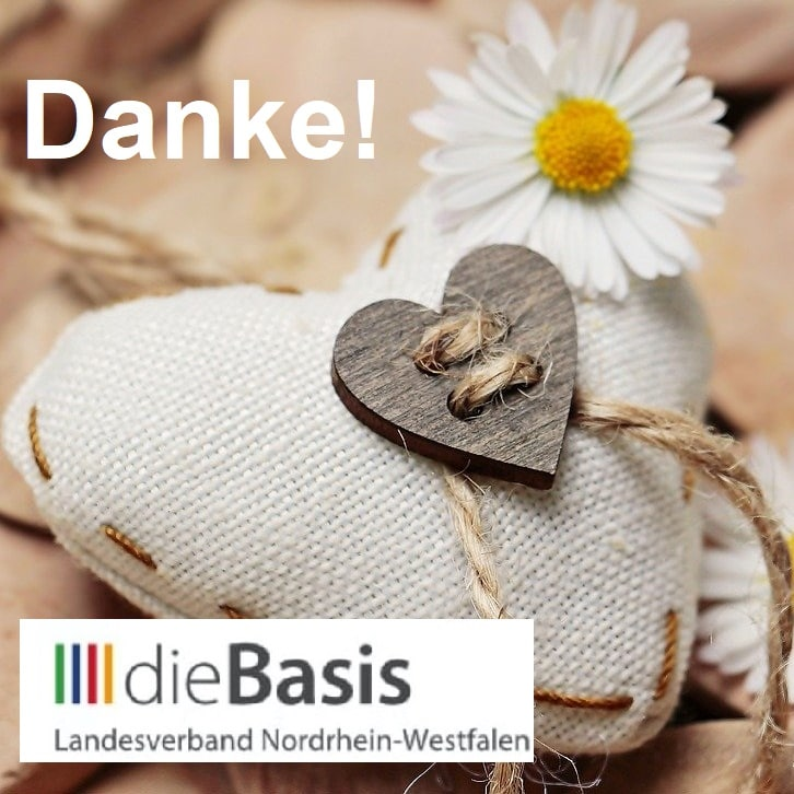diebasisnrw's tweet photo. #dieBasis NRW sagt DANKE! 
Wir sind mehr als eine Partei. Wir sind eine Bewegung. Und wir werden nicht müde werden, am Aufbau gesunder Strukturen zu arbeiten und den Finger „in die Wunde“ zu legen. 
#diebasis #politikimwandel #basisdemokratie #freiheit #menschenwürde https://t.co/tFvygAmVnm
