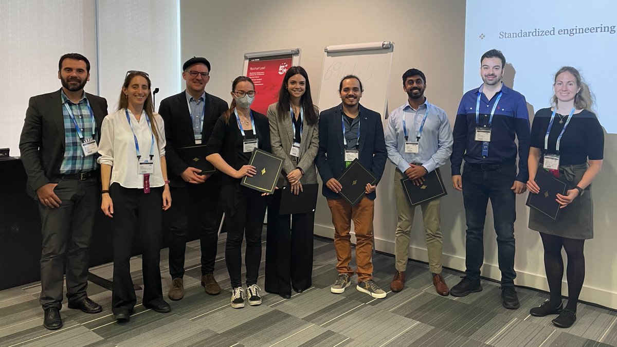Efrat_Shimron's tweet photo. Warm congratulations to the MR-Pub II awardees!
1st place: @agahkarakuzu - VENUS
2nd place: @khammernik - MERLIN
3rd place: @jundesai - SKM-TEA
Honorary mentions: @StfnnftS, @sophieschau, @belizgunel, Daniel Papp, Rafael Henriques, Gehua Tong. 
w/ @Stikov @MriFranz @shaihanmalik https://t.co/ksBmBHjnxv