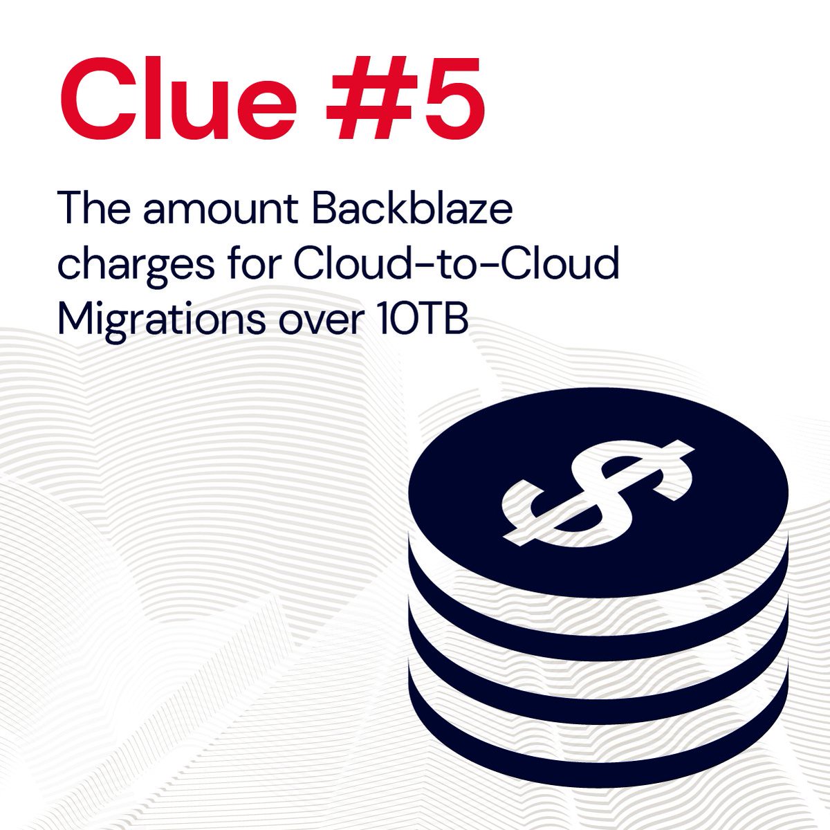 backblaze's tweet image. Here is the last clue for today at #VeeamON. Stop by the @backblaze booth and test your knowledge. Crack the code and win a prize! 
#BackblazeB2 #B2Reserve #CloudStorage #CrackTheCode