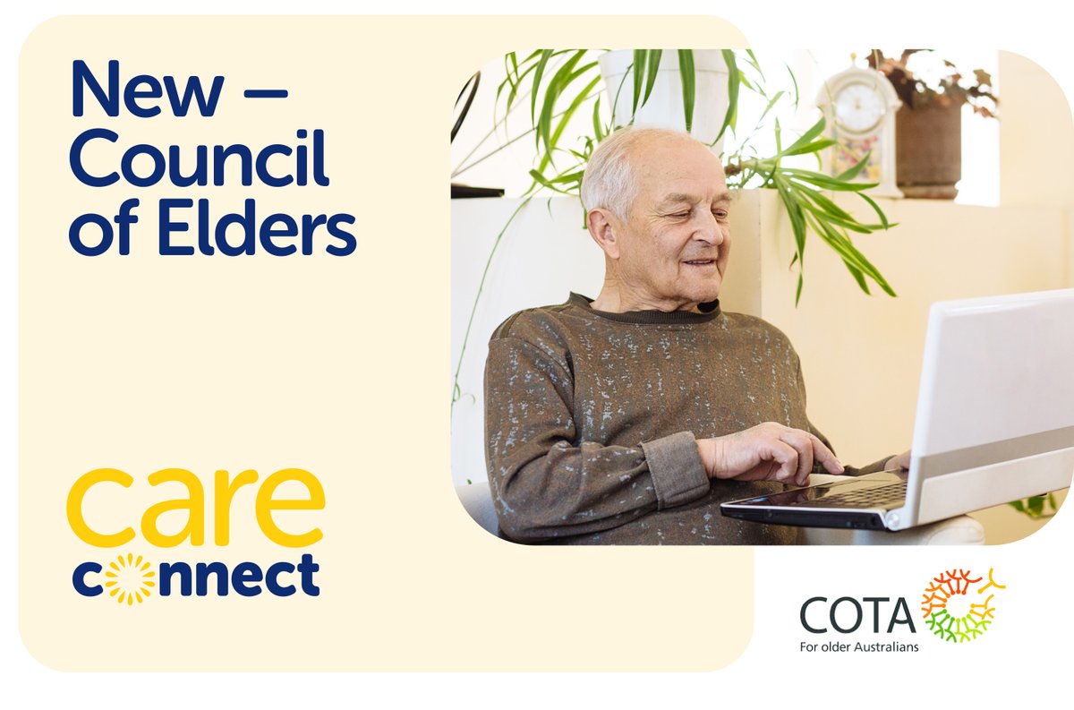 What's new in the aged care sector? Care Connect would like to support you to stay informed.
Founding a new Council of Elders was recommended by the Aged Care Royal Commission to directly advise Government on ageing and aged care issues.

Life, made easier hubs.la/Q019N_zG0