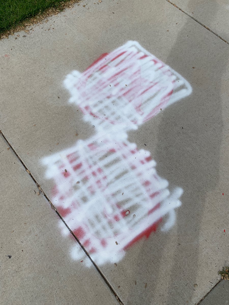 OurTownReno's tweet photo. Despicable messages in northern Nevada in Sparks following the Buffalo shooting have been scribbled over, except for one with the N word (we cut out) all near Lincoln Park school.  This weekend there was no scribble and Heil Hitler and a swastika were in red. pics by @jakelorgee https://t.co/uUbFREOT5E
