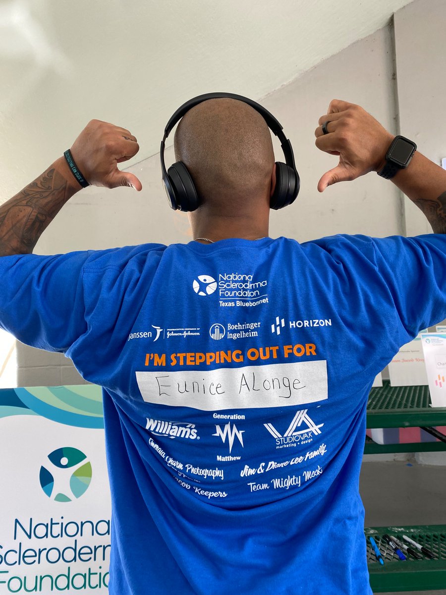 NosamaDEVFDN's tweet image. We Stepped Out to Cure Scleroderma this past weekend at the Houston and South TX event. 

#steppingout #curescleroderma #scleroderma #teameunice #nosamadevfdn #sclerodermawarrior