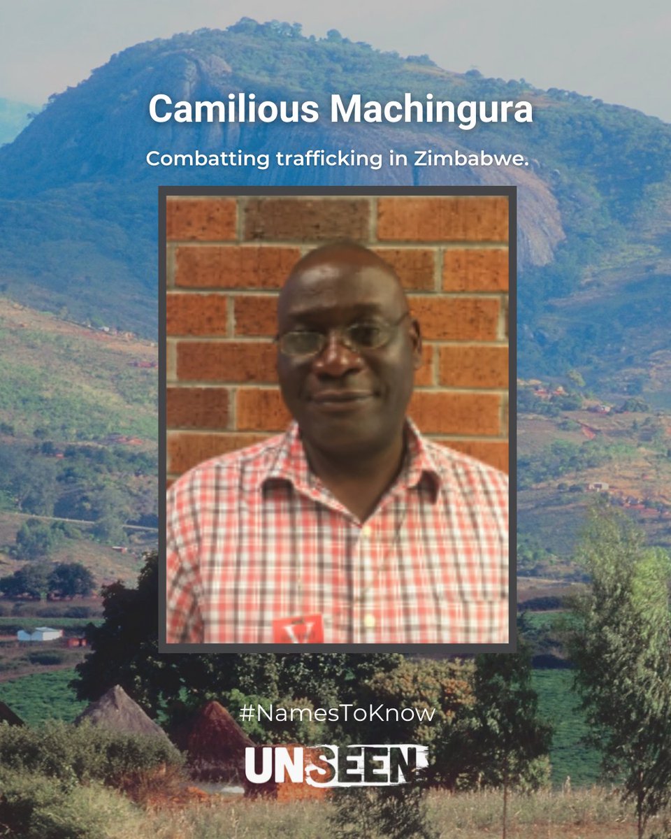 _weareunseen's tweet image. #NamesToKnow: Camilious Machingura, a Trafficking in Persons (TIP) Hero, and advocate for #countertrafficking within #Zimbabwe and the broader southern #Africa region. Read about his impact in the fight to #endhumantrafficking: tipheroes.org/camilious-mach…