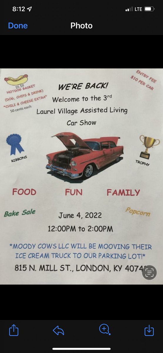 kscroley's tweet photo. Who doesn’t love Classi Cars Hot Dogs and Ice Cream!!! For Entry Info call 606-309-0762! https://t.co/ot3qxaC9fy