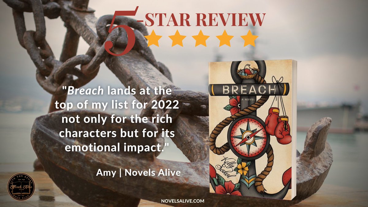 NovelsAlive's tweet photo. 5-STAR REVIEW⭐️⭐️⭐️⭐️⭐️: BREACH by Kelly Sokol @kelly_sokol @FSBAssociates

👉BREACH lands at the top of my list for 2022 not only for the rich characters but for its emotional impact. https://t.co/UdTo6XR899

#WomensFiction #PTSD #BookReview #books #book #reading #booklover https://t.co/3JRprowb7D