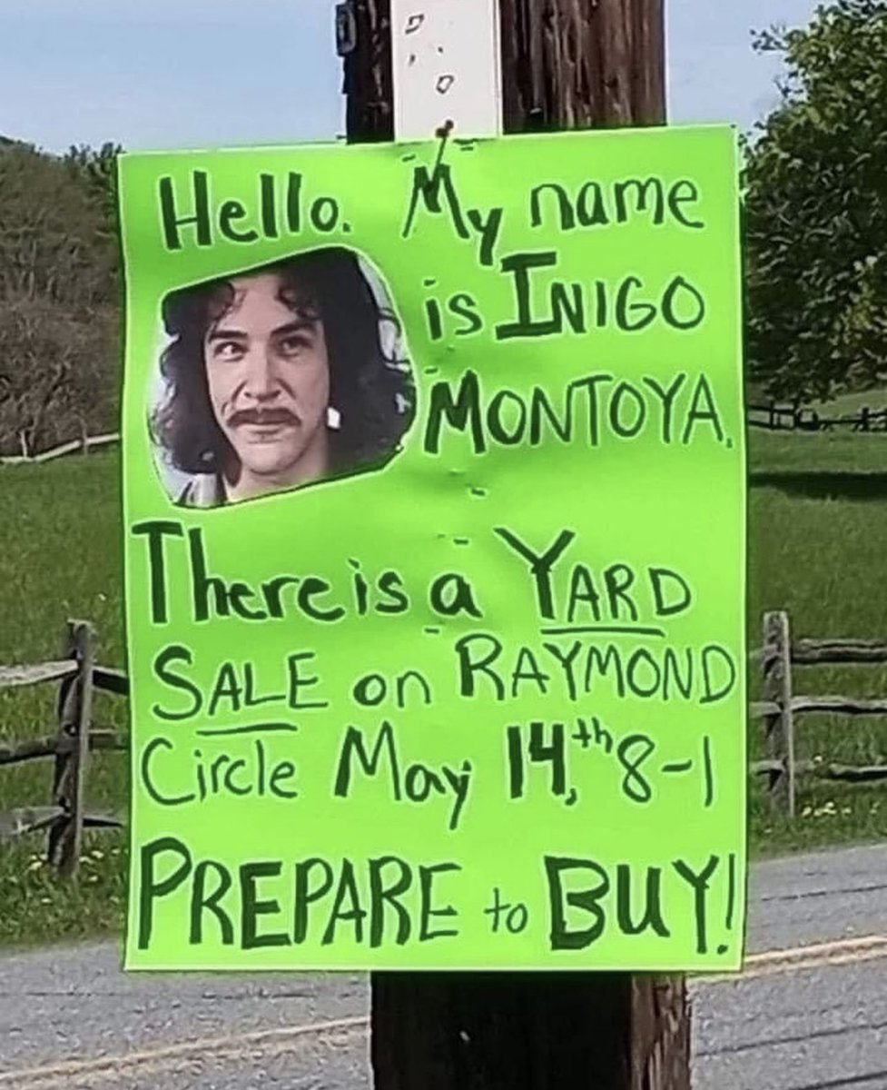 These Princess Bride fans win this week’s award for cuteness and creativity ❤️
