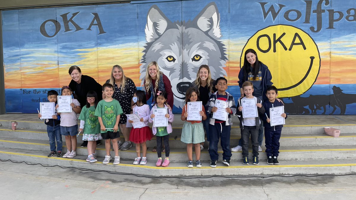 OkaWolfpack's tweet photo. Congratulations to Oka’s Leaders of the Pack for April. 💙💙 https://t.co/heh48RH9fP