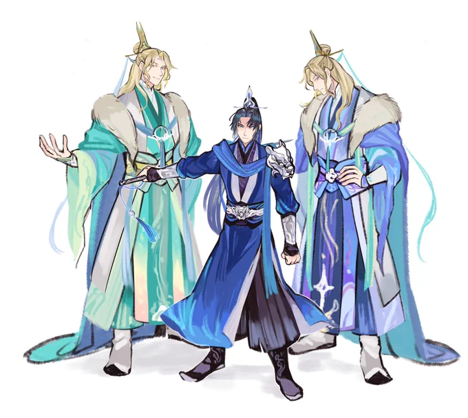 [2ha]

was thinking about 0.5 shuangmeimeng

(i could totally make a 12 kingdom AU if I squint) 