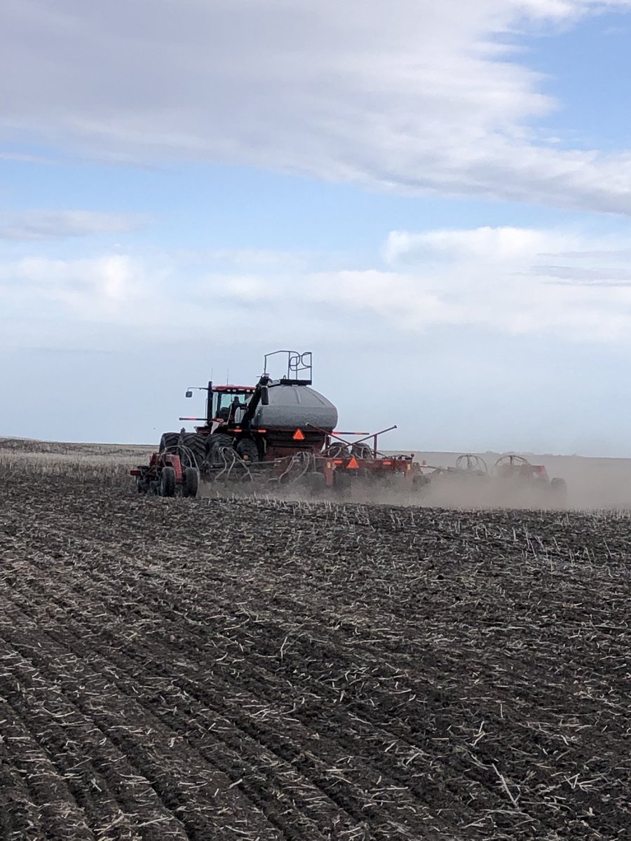 We never thought we would be so happy to see dust after last year. #late