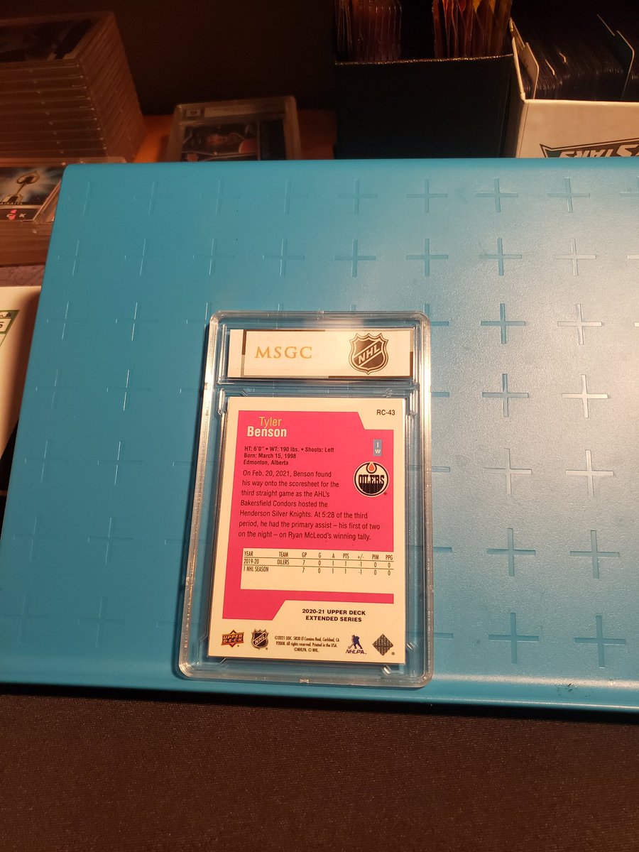 MidSouthGrading's tweet photo. MSGC Serial # 6
Early label design
Grade: 8
Tyler Benson
#cardcollecting #cardprotector #nhl #nfl #mlb #nba #pokemon #pokemoncards #sports #sportscards https://t.co/Yx1pnV5n9V