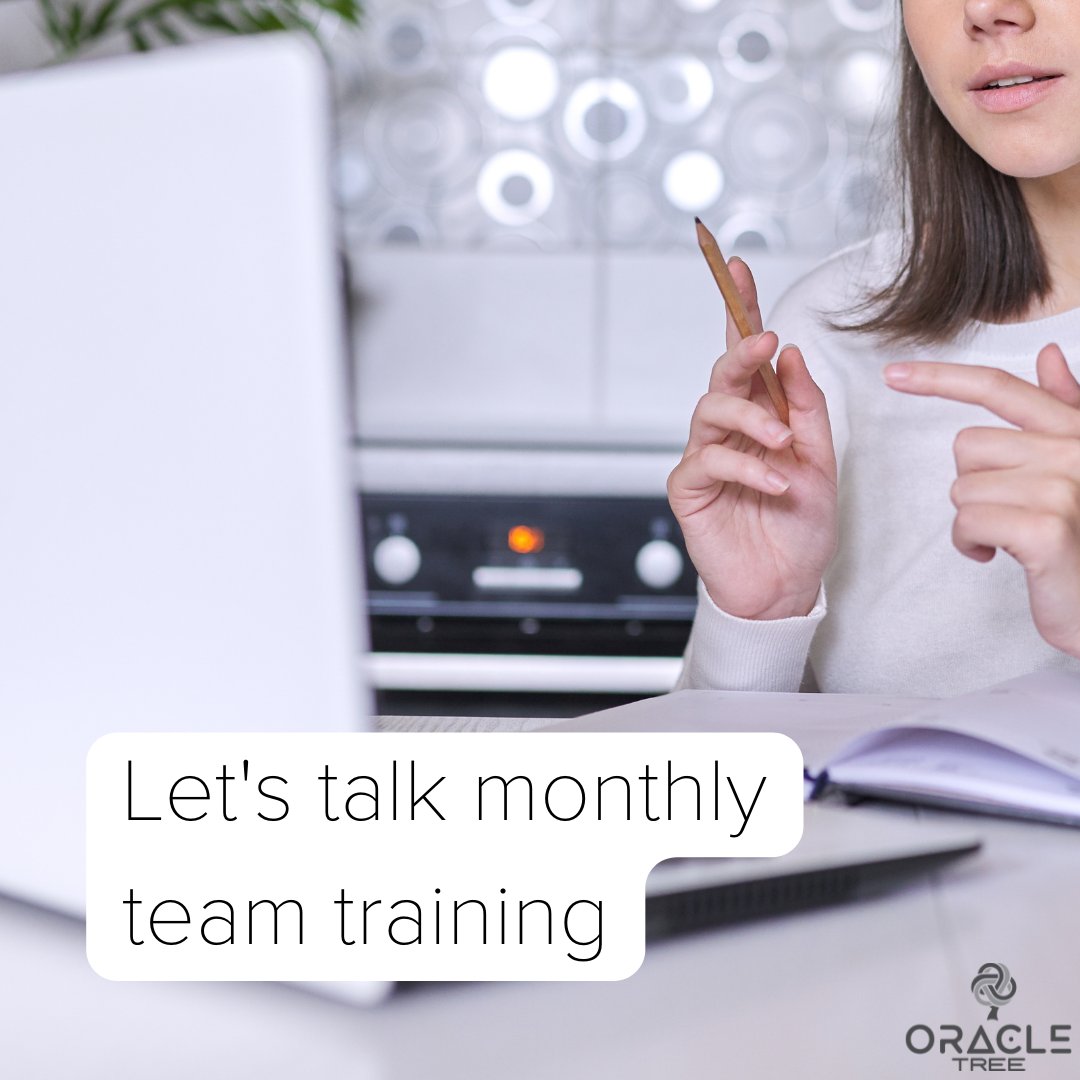 OracleTree's tweet photo. I love empowering people and I think #teamtraining allows our staff to make their *own* space for development..
My intentions are to make your life better in some way - like giving you communication skills you can use anywhere!
How do you empower YOUR team? 👇💬
#oracletree https://t.co/BnEljllFyZ