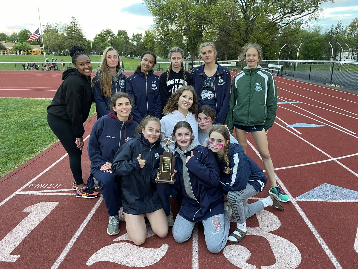 HACAthletics's tweet photo. Congrats to the varsity girls #HACtrackandfield team and Coach @dbdeck! ๐๐ฝ๐
#WFL Division Champions for the 4th year in a row! ๐ https://t.co/UXd4Zf5PTw