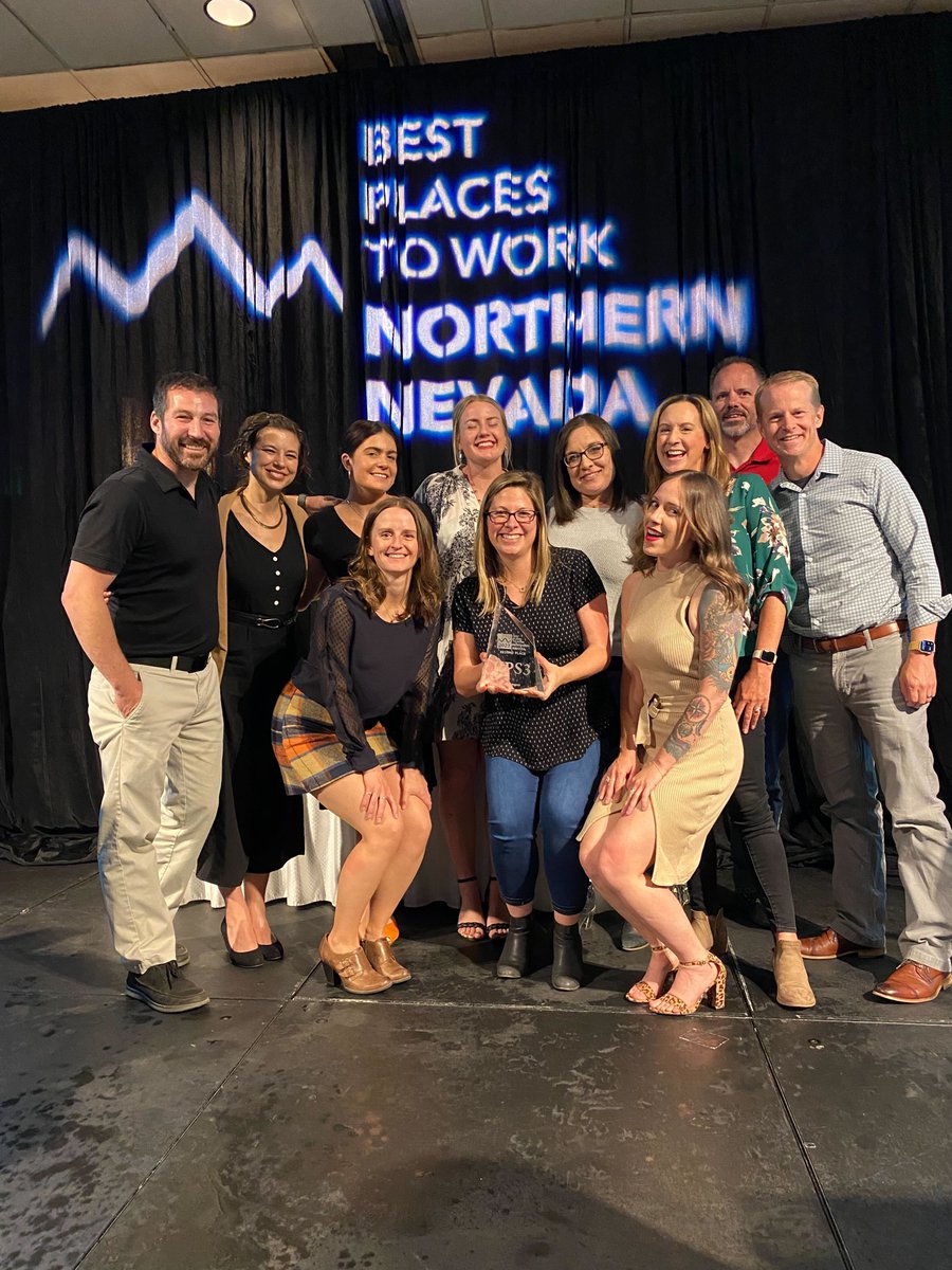 For 5 years in a row, we've been recognized as one of northern Nevada's best places to work. This recognition means the world to us.

Congrats to all the amazing businesses honored at the event, and thank you, NNHRA! 

bit.ly/3FStA47