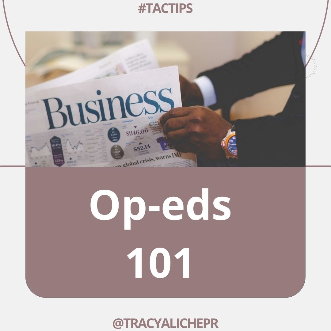 TracyAlichePR's tweet photo. Ever wonder how to land an Op-ed piece? See our checklist breaking everything down.
Utilize op-eds to reach new audiences, and help position you as a thought leader in your industry.
#OpEd #TracyAlicheConsulting #TACtips #PublicRelations #Press #Media https://t.co/jjPGsuzcVG