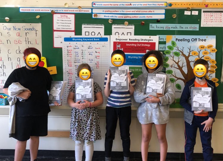 This group of growing readers was all smiles finishing their first Empower Reading workbooks! <a href="/TrafalgarPS/">Trafalgar PS</a> <a href="/TVDSBLiteracy/">TVDSBLiteracy</a>
