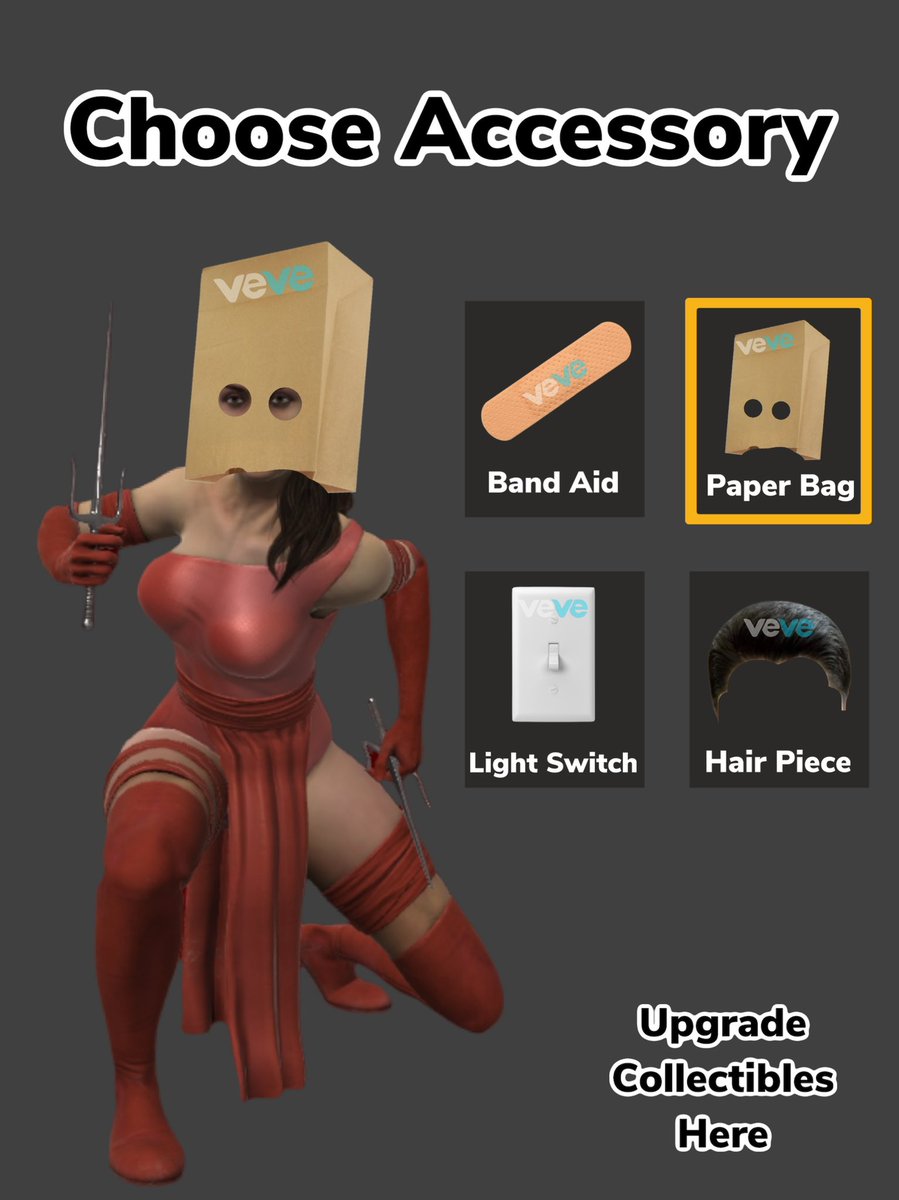 ChilCrazy's tweet photo. @SurprisedCat @veve_official Luckily with the new accessories section on the web platform it makes it easy to upgrade or fix collectibles that may seem blemished, unfinished, or undesirable. https://t.co/VCTCV8ulgs