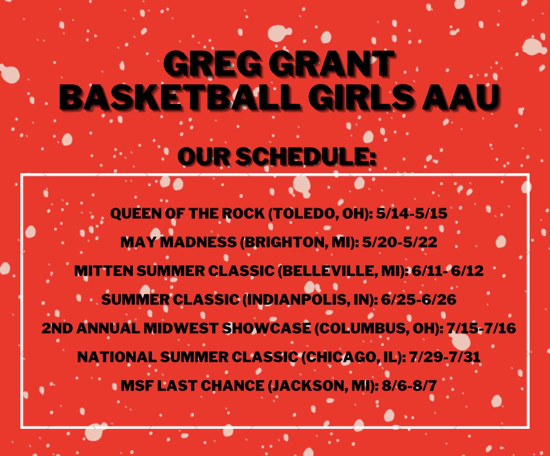 Here is what our schedule looks like for the 2022 season! <a href="/Connorkav14/">Connor Kavanagh</a>