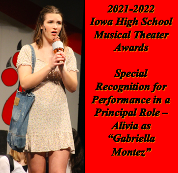 CentralCSD's tweet image. The Central Drama Department is excited to announce that cast members received the following honors through the Iowa High School Musical Theatre Awards, presented by EMC Insurance Companies, for the spring production of DISNEY'S HIGH SCHOOL MUSICAL!