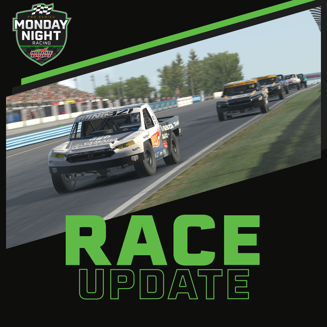 PodiumeSports's tweet photo. At the halfway point of Race 3, SVG uses his Aussie Supercar skills to guide his Pro 2 to the top

Will he still be there when the checkers fall, though: https://t.co/eKm3IRd3q1

@SimSeats
@MonNightRacing
@interstatebatts

#SimSeatsChallenge
#iRacing
#Esports
#MondayNightRacing https://t.co/0FBqLA4r2C