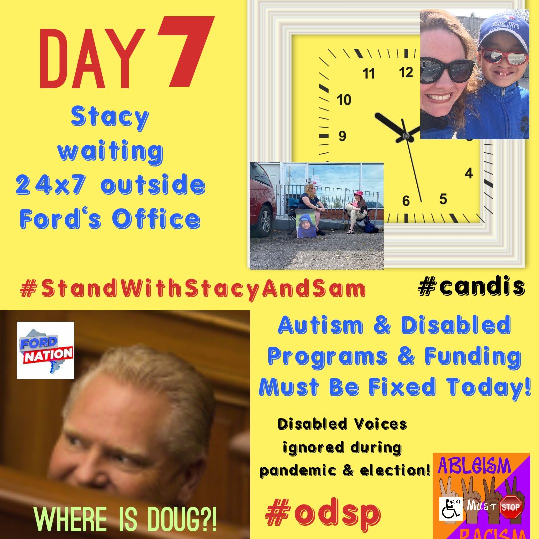 canada_disabled's tweet photo. #PWD #odspoverty #ODSP #Ontario #Disability #PWDAllies #onted #OntarioVotes #PWDVote2
#onpoli #Cdnpoli #cdnpolitics 

Remember when @MrsMarambio
#StandwithStaceyandSam
sat outside @fordnation office just to get a chance to talk to Ford a about her son's Autism Plan

Unacceptable https://t.co/jphtuQMfrr