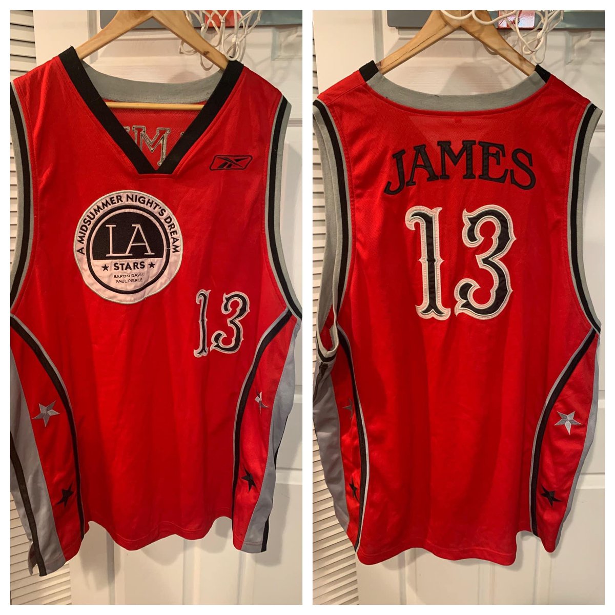 Michael_Hagyari's tweet photo. @KingJames You didn’t play in this charity game but I think I have the jersey that was meant for you?! https://t.co/3GTAG6wFez