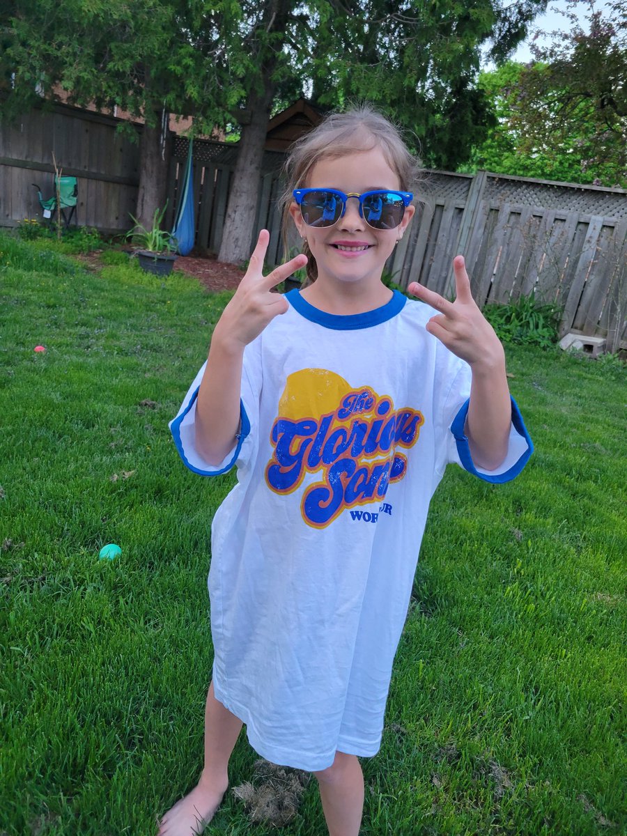 mesparling's tweet photo. @TGSAmigos bought the smallest shirt at her very first concert. A little big but that doesn't bother her. 
#DailyGeorgia https://t.co/cf8vWO3R7A